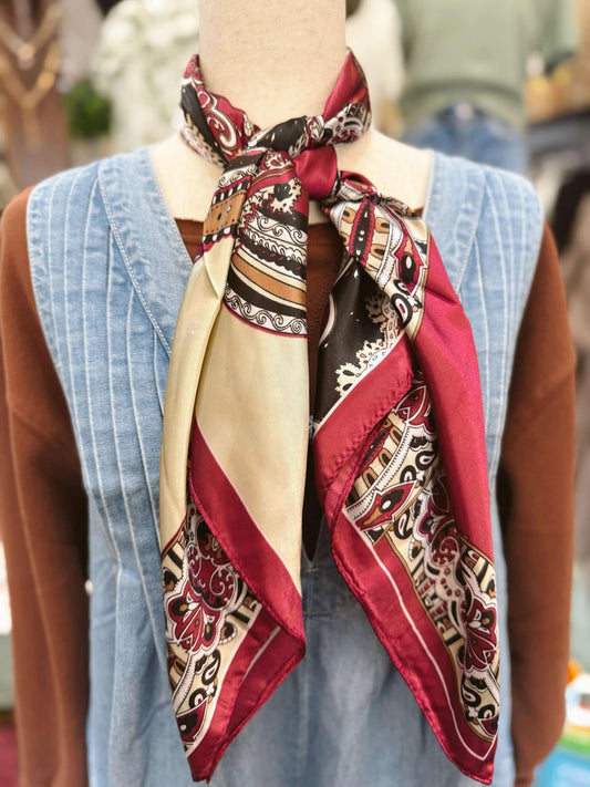 Crimson Elegance Bandana