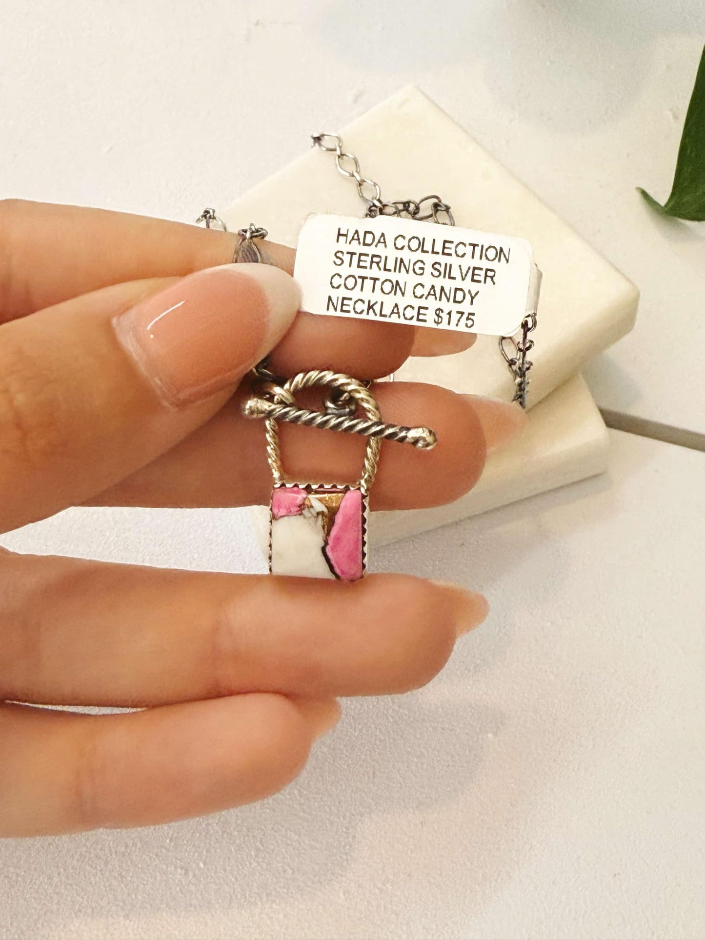Authentic Sweet Lock Sterling Silver Necklace #318