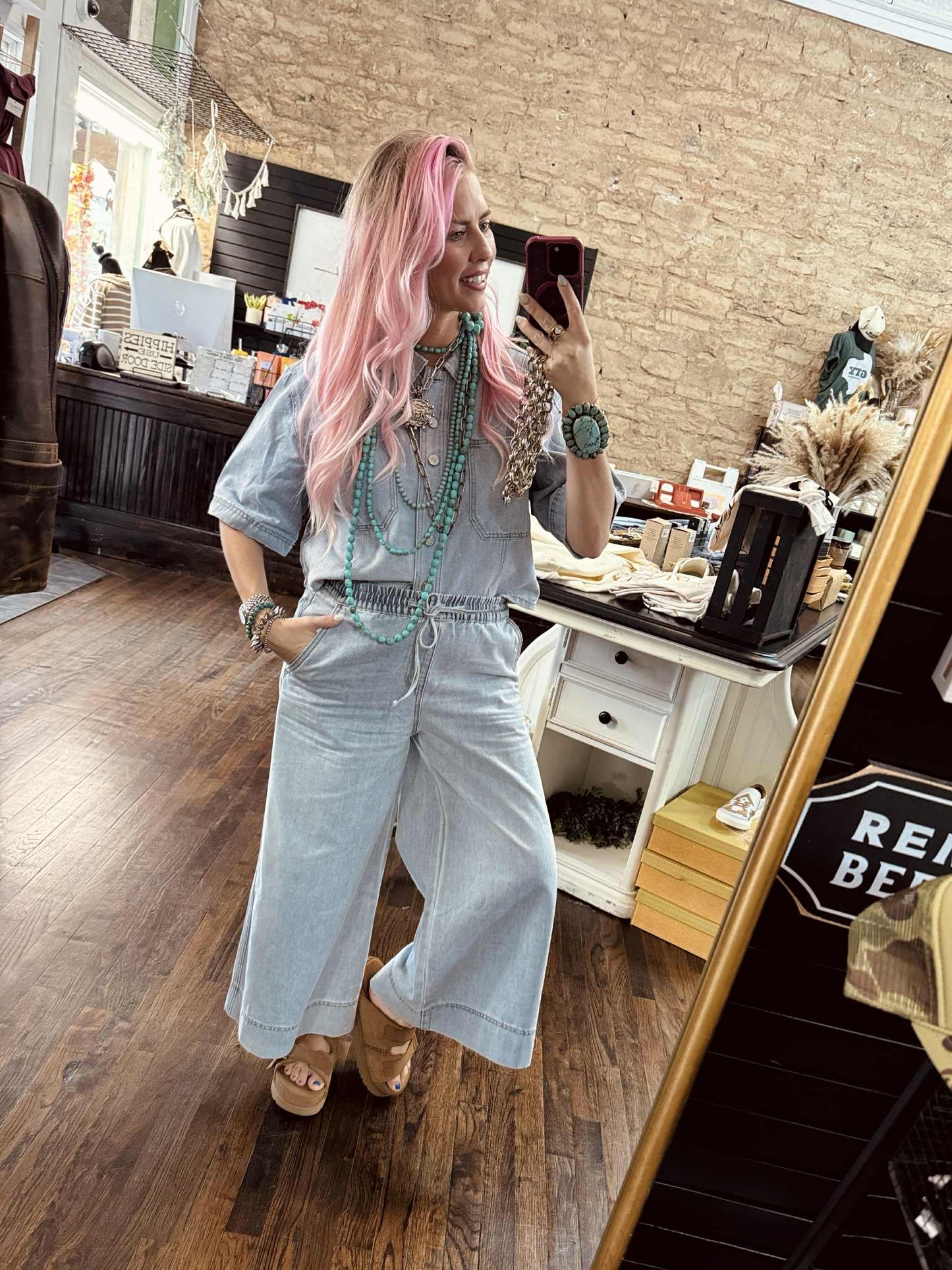 The Vivid Vintage Denim Top