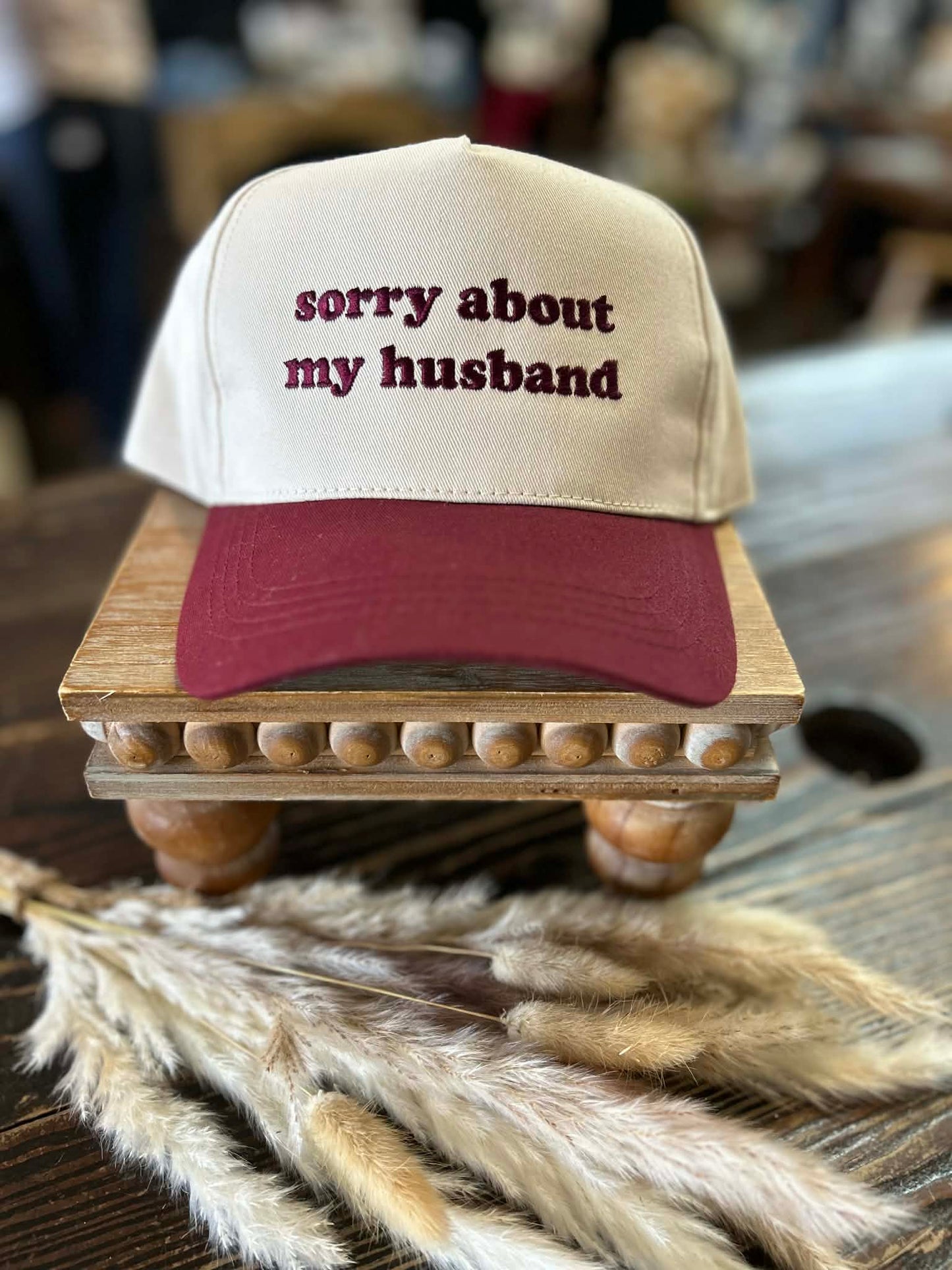 Sorry About My Husband Trucker Hat