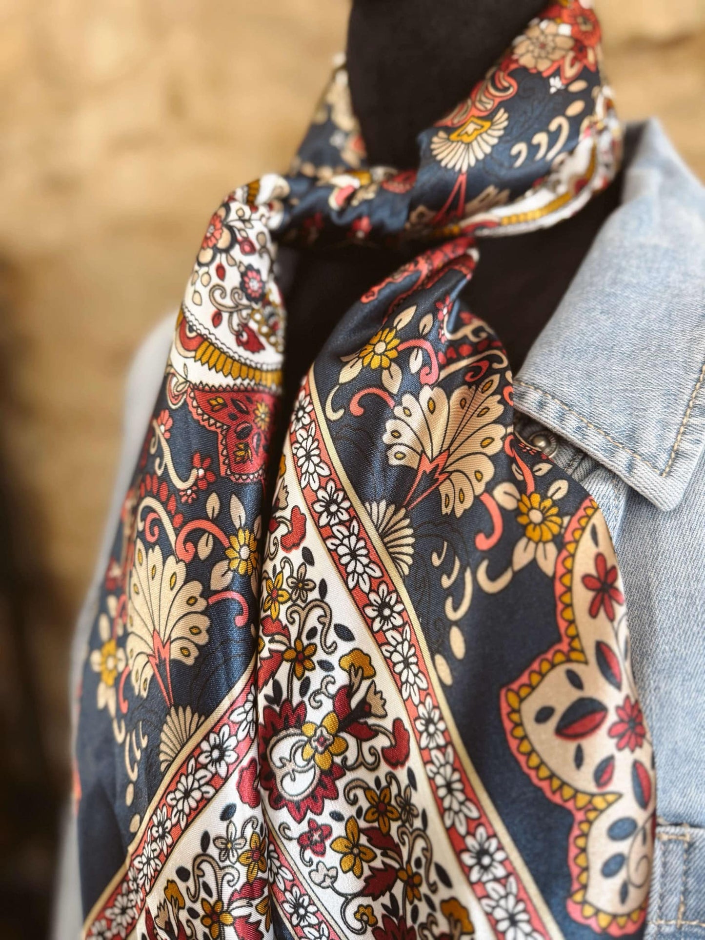 Americana Bloom Paisley Scarf