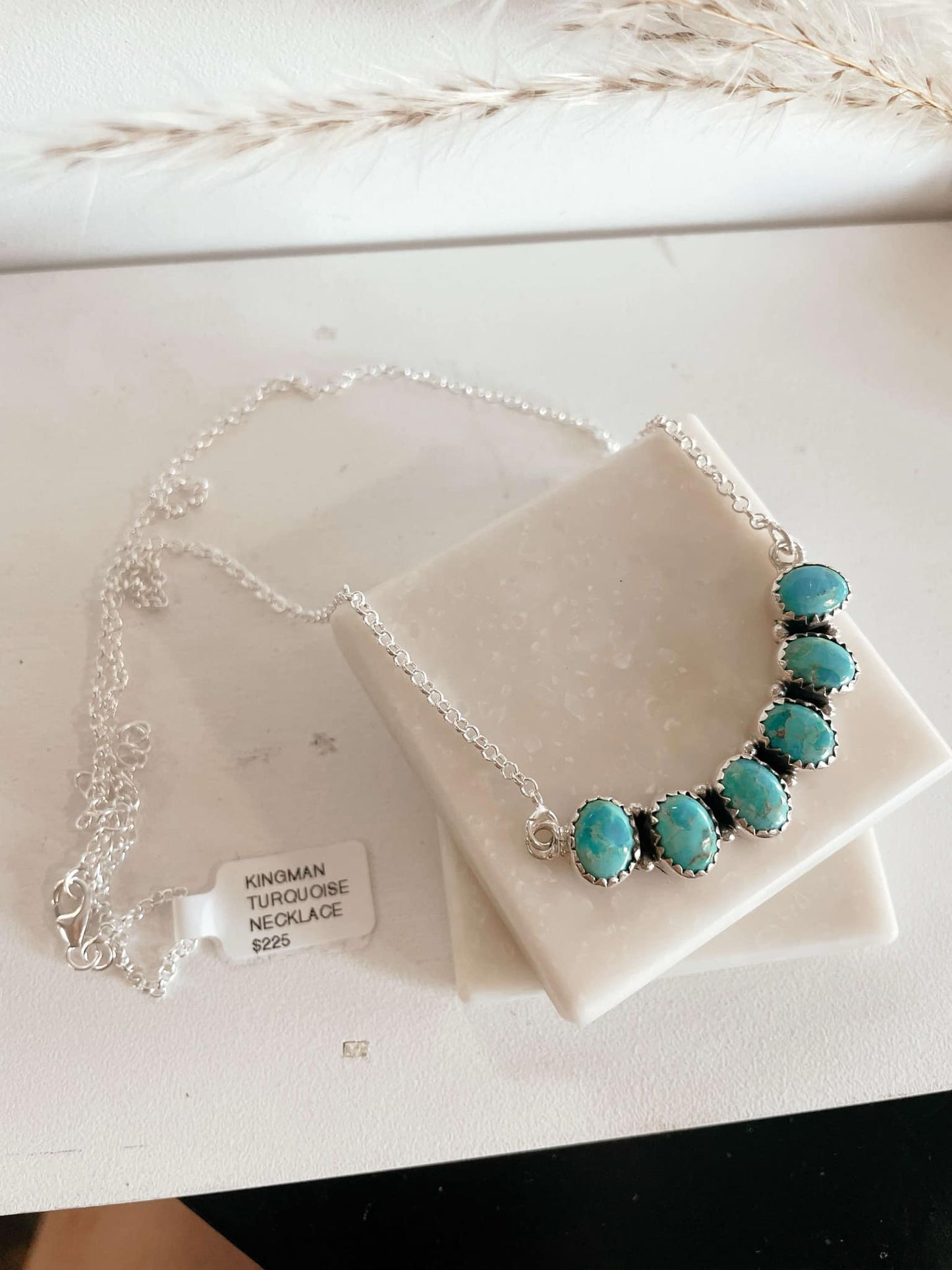The Turquoise Line Necklace #125