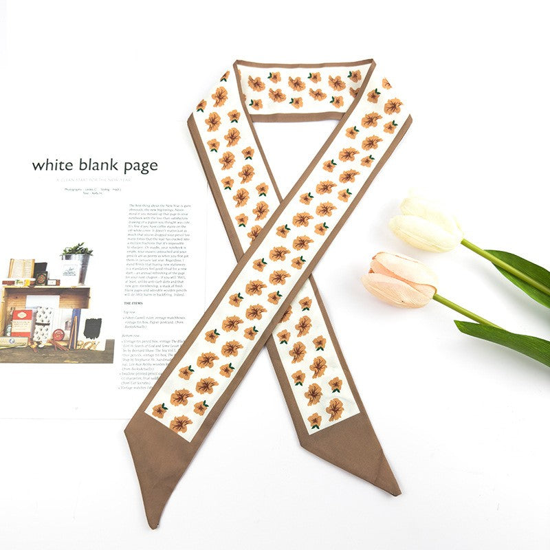 Soft Silky Tiger Lilly Scarf