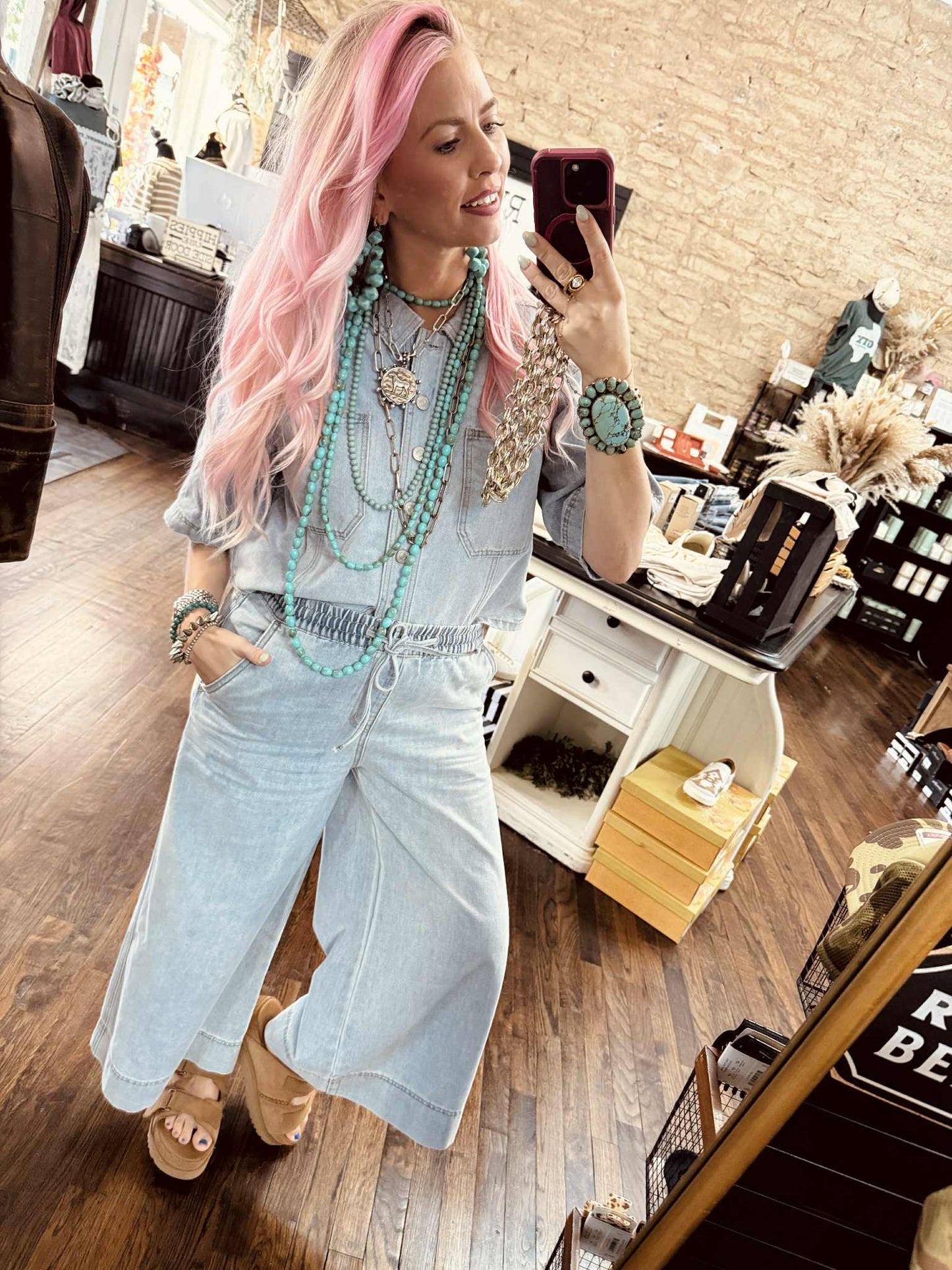 The Vivid Vintage Denim Top