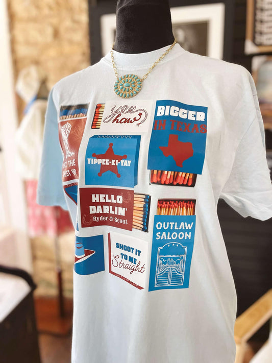 Kick The Dust Up Match Box Tee