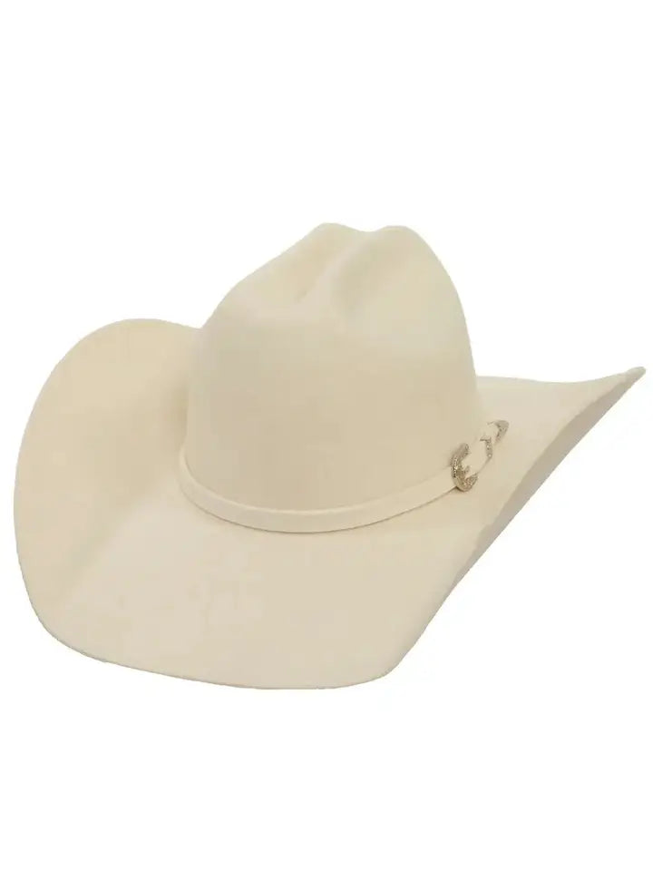 Cattleman White Felt Cowboy Hat