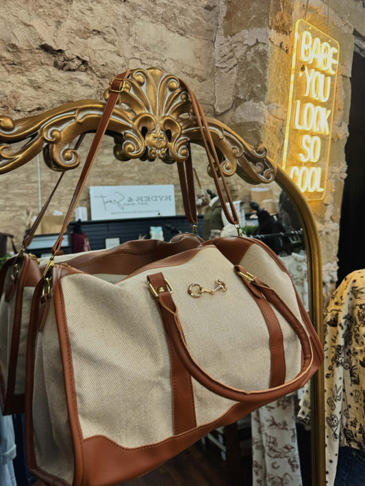 Snaffle Bit Equestrian Duffel Bag