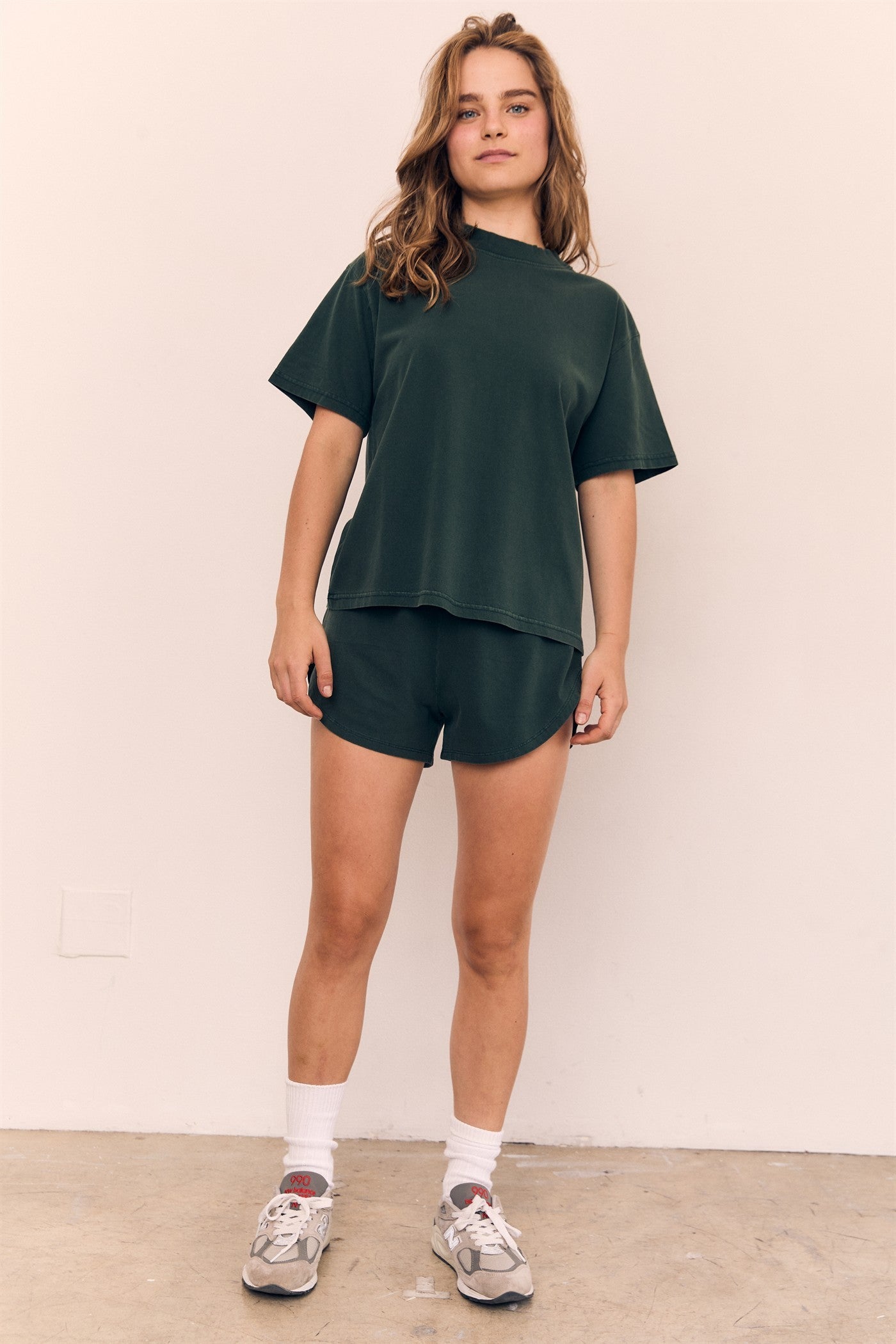 The Empire Mineral Washed Cotton Top