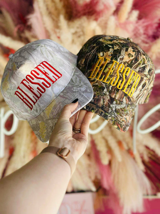Blessed Camo Trucker Hat