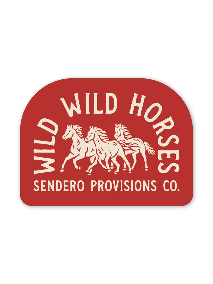 Wild Wild Horses Sticker