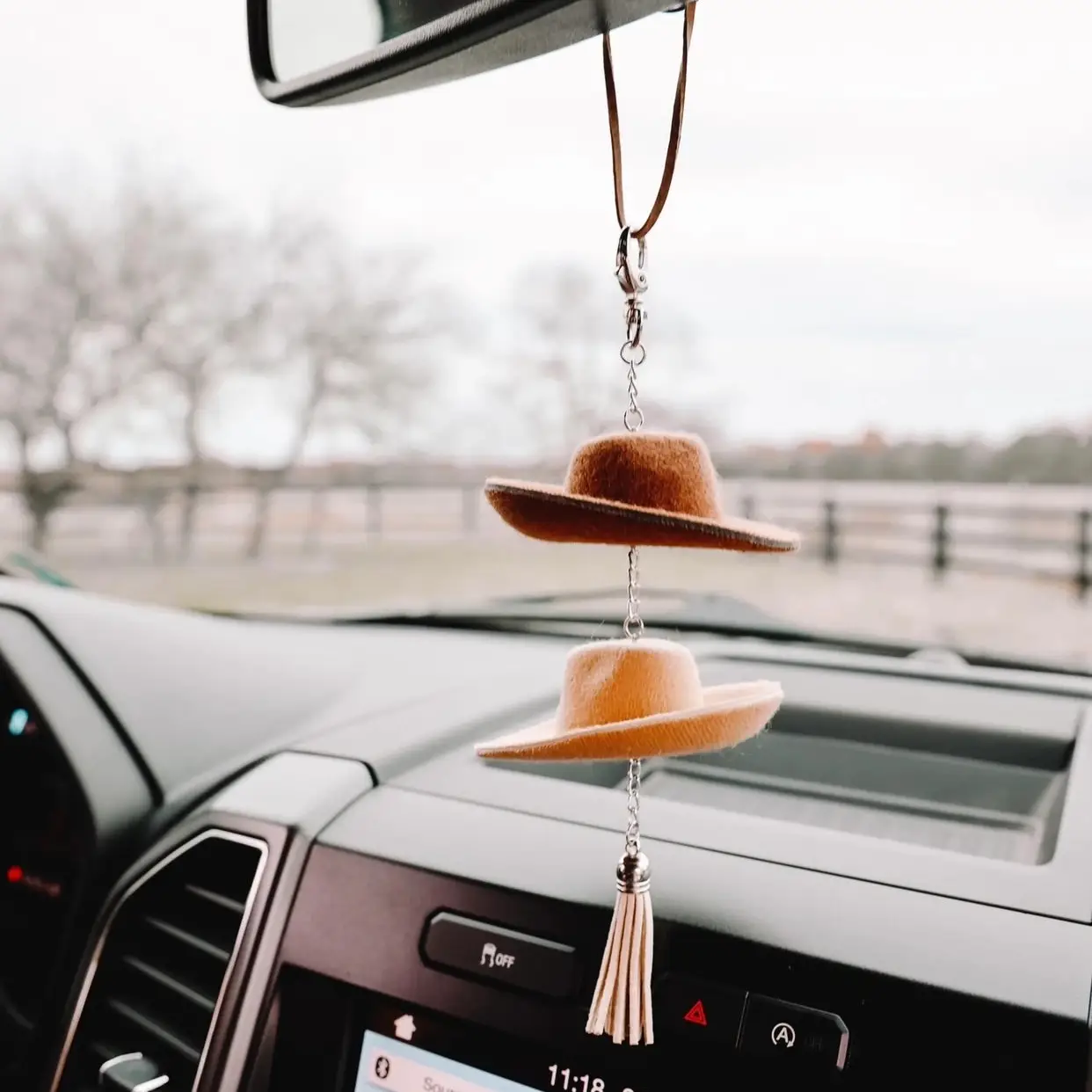 Cowboy Hat Car Charm