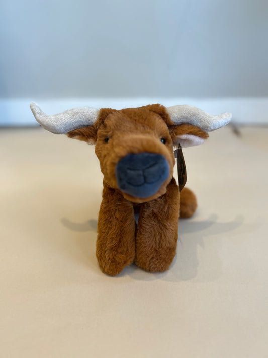 Longhorn Cow Plush Animal