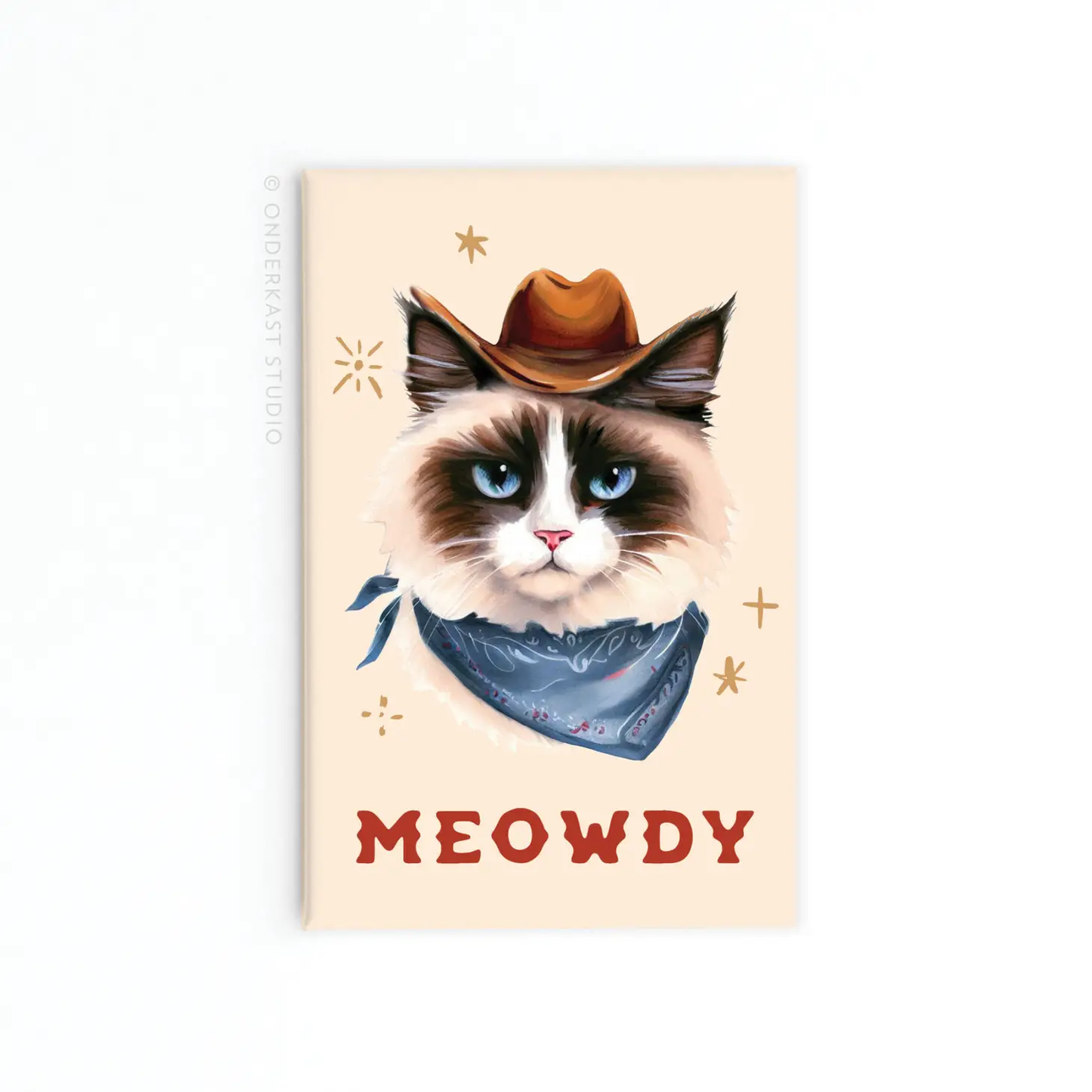 Meowdy Cowboy Magnet