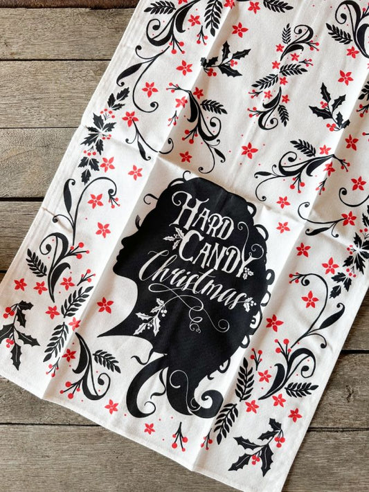 Hard Candy Christmas Tea Towel