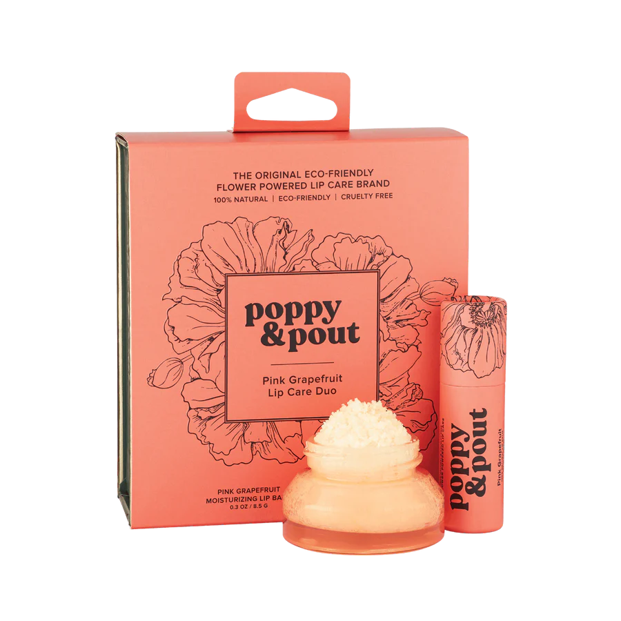 Poppy And Pout Lip Care Duo