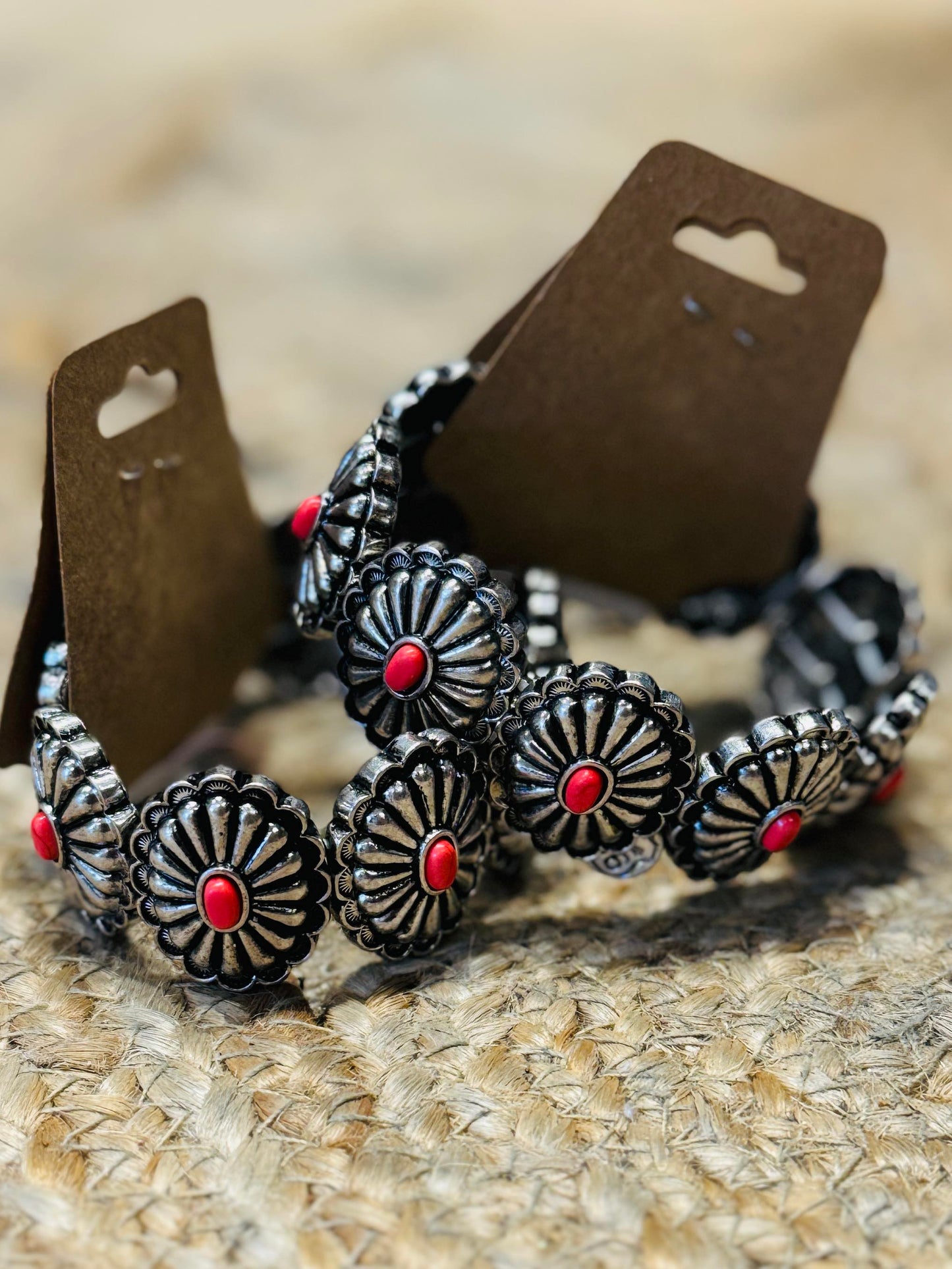 The Cactus Rose Concho Bracelet