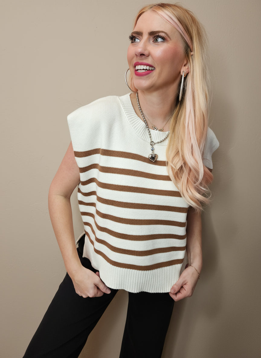 The Chicago Stripe Sweater Vest