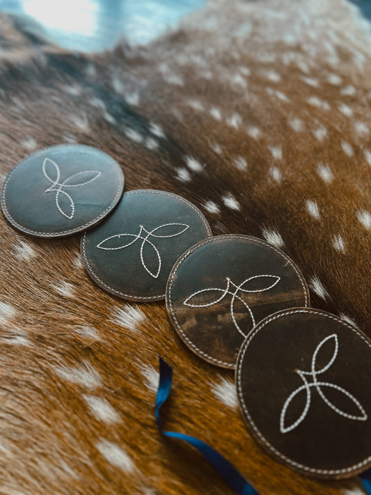 The Krischen Leather Coaster