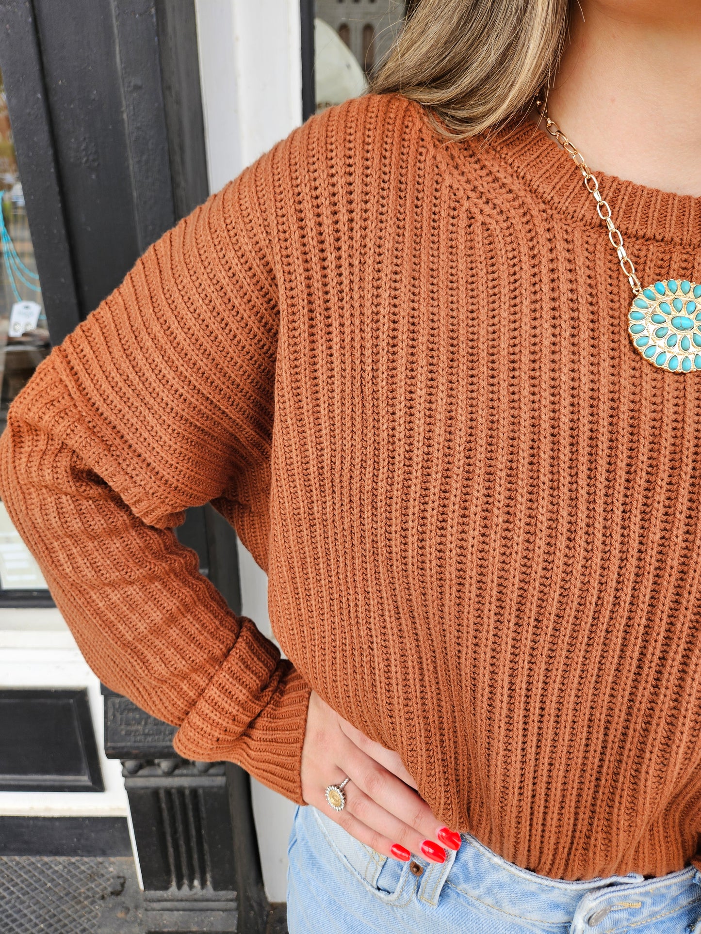 The Kayla Crop Sweater