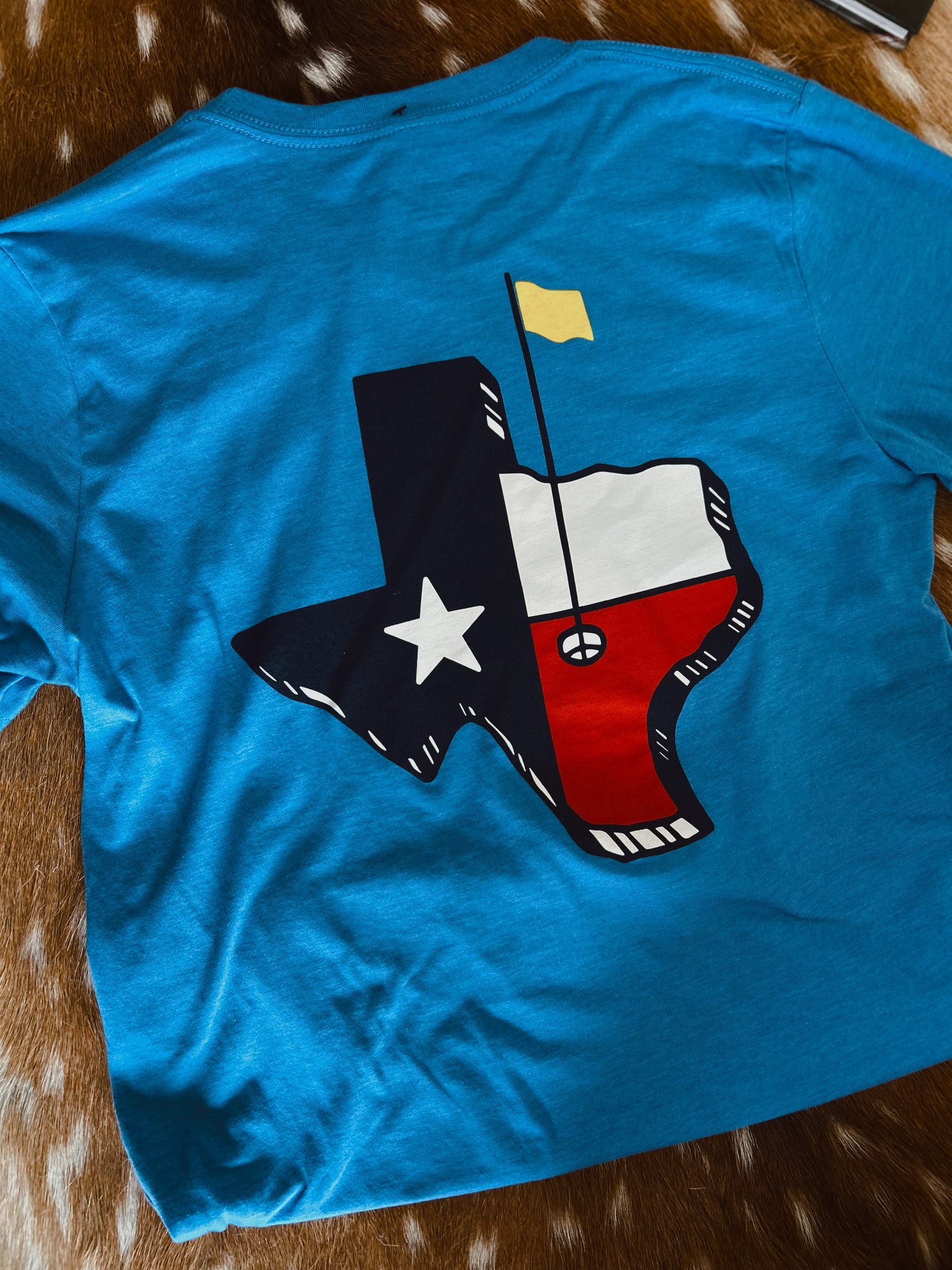 Texas Golf Flag Graphic Tee