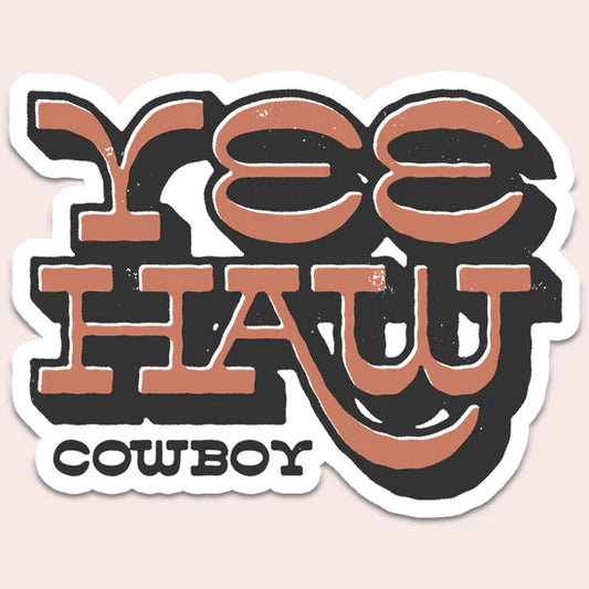 Yeehaw Cowboy Sticker Decal