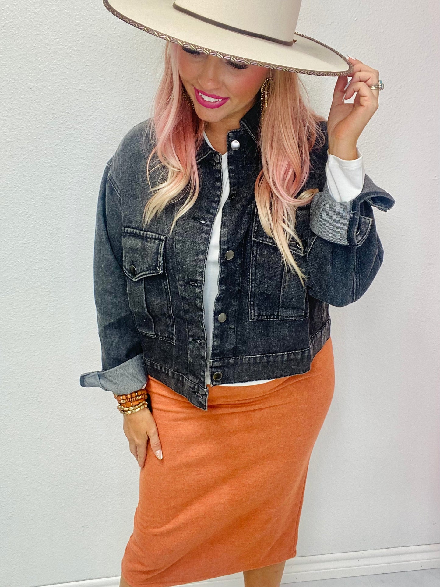 Hold Onto Love Midi Skirt