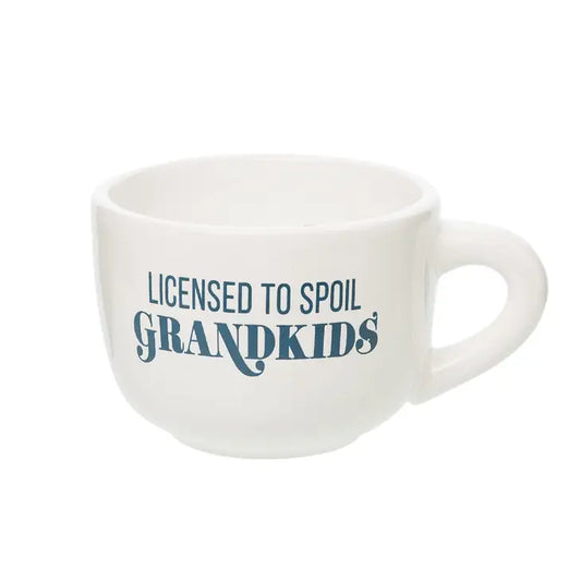 Licensed To Spoil Grandkids Cappuccino Mug